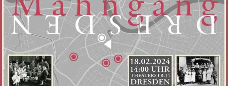 Mahngang Täter*innenspuren Dresden 2024